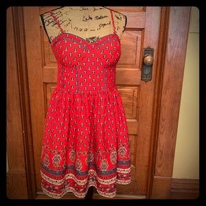 Band of Gypsies red dress